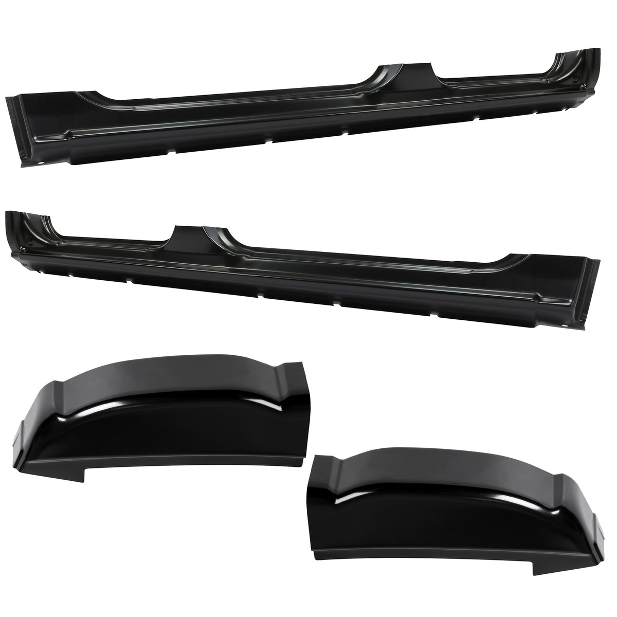 Outer Rocker Panels Cab Corners For 1999-07 Silverado Sierra 1500