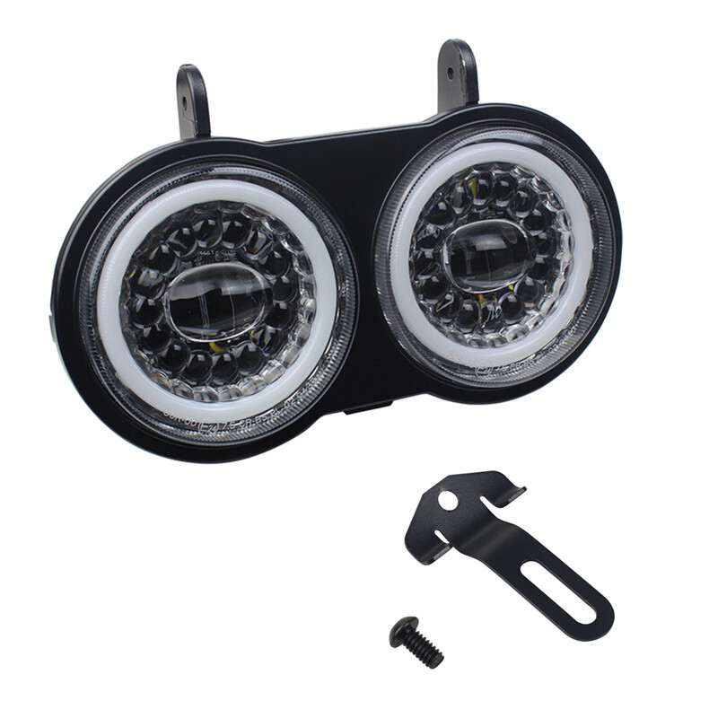 LED Projector Headlight with Halo White DRL For Buell XB9S XB12S