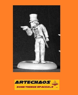 Reaper Miniatures Dr. Dread Super Villain - 28mm Scale Unpainted Figure For Tabletop RPG & Wargaming