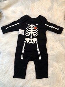 old navy skeleton onesie