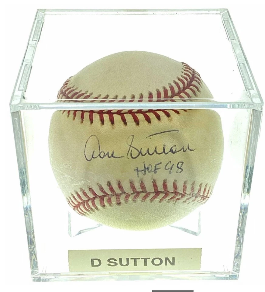 DON SUTTON Autographed Baseball W/ HOF 98 Inscription No COA - Image 2 of 4