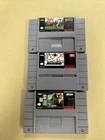 Super Nintendo Cal Ripken/ Relief Pitcher/Frank Thomas SNES Lot Of 3 No Boxes