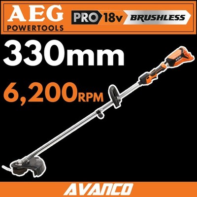 AEG 18V Brushless Line Trimmer Skin Whipper Snipper Rigid - Main Image