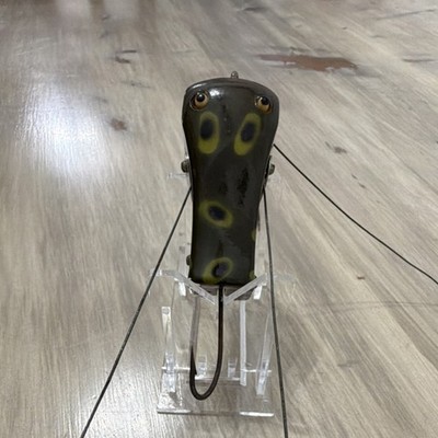 Vintage Wood Creek Chub Bait Company Wee Dee in Frog pattern | eBay