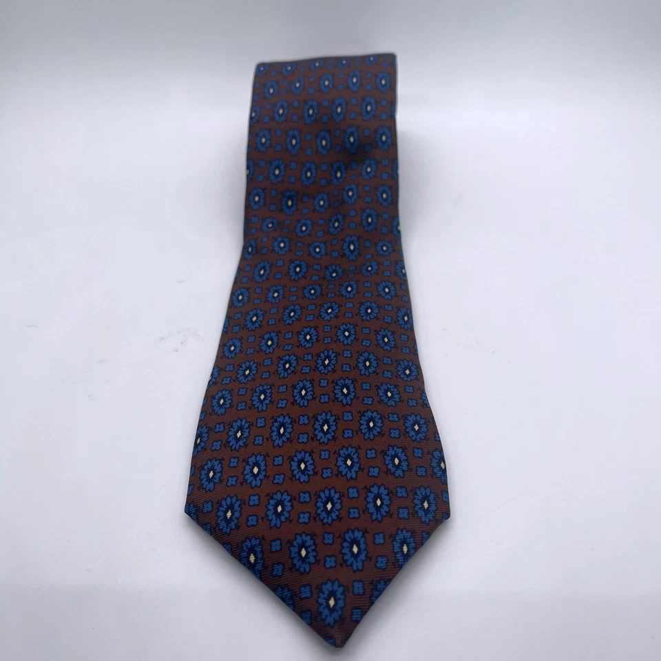 Pierre Cardin 1930s Collection Silk Tie Floral Print Vintage Retro Made in Italy - Image 2 of 4