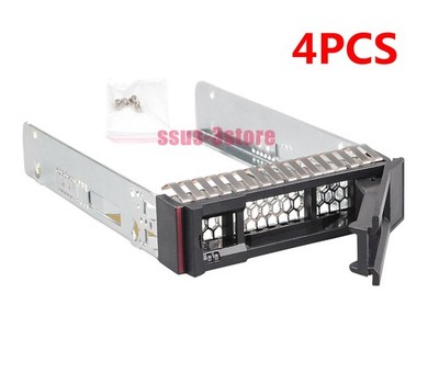 4X Lenovo 2.5'' SAS SATA HDD Tray Caddy w/ Screws for ST250 ST550 SR550 SR650