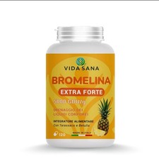 FORTE Dimagrante Drenante Diuretico  con Bromelina Ananas 120 Capsule