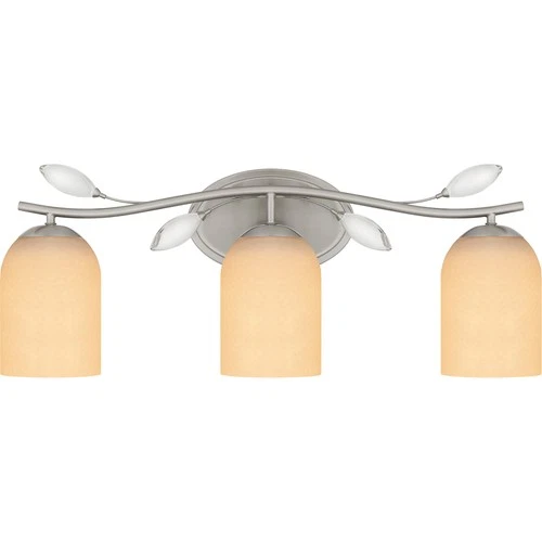 Quoizel ULY8624 Ulysses 3 Light 24"W Bathroom Vanity Light - Nickel - Picture 1 of 3