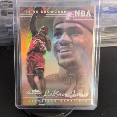 2004-05 Fleer Showcase #11 LeBron James 2nd Year Cavaliers, Lakers, Heat, 76ers