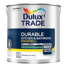 DULUX TRADE KITCHEN & BATHROOM BRILLIANT WHITE 2.5L