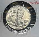 1942-D Denver Walking Liberty Half Dollar US 50c Silver Coin AU/BU Slider
