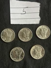 Mercury Dimes Bu (5)