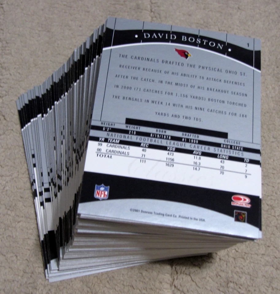 2001 Donruss Classics Football (Pick Choose Complete) - Image 2 of 2