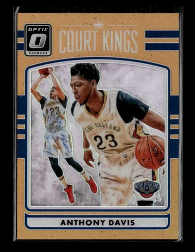 Anthony Davis 2016-17 Panini Donruss Optic Court Kings - Orange Prizm #6 #/199
