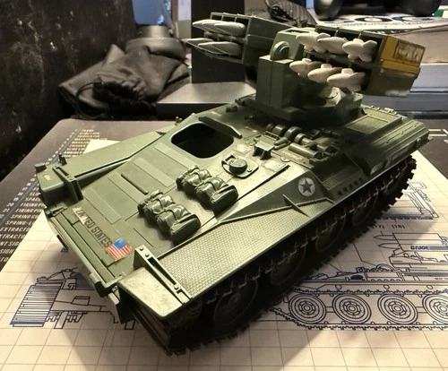 Original GI Joe Hasbro Armed Missle Vehicle Wolverine 1983