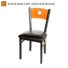 Oak Street Mfg SL2150BCHCH Bullseye Cherry Wood Back & Seat Chair