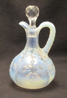 Northwood French Opalescent Intaglio Cruet c. 1898