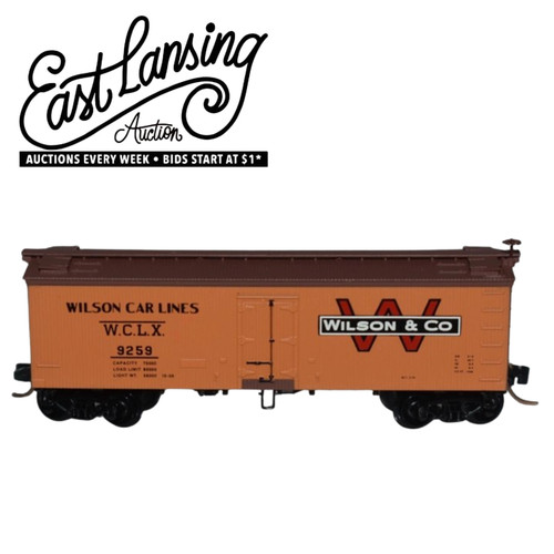 Wilson & Co. escala N Frigorífico de una sola puerta #9259 modelo de vagón de tren | Zustand: New