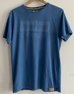 Weekend Offender Stone Roses T Shirt Blue Large Casual Tee