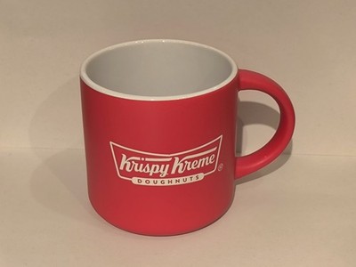 Krispy Kreme Donuts Etched Logo Becher rot groß 