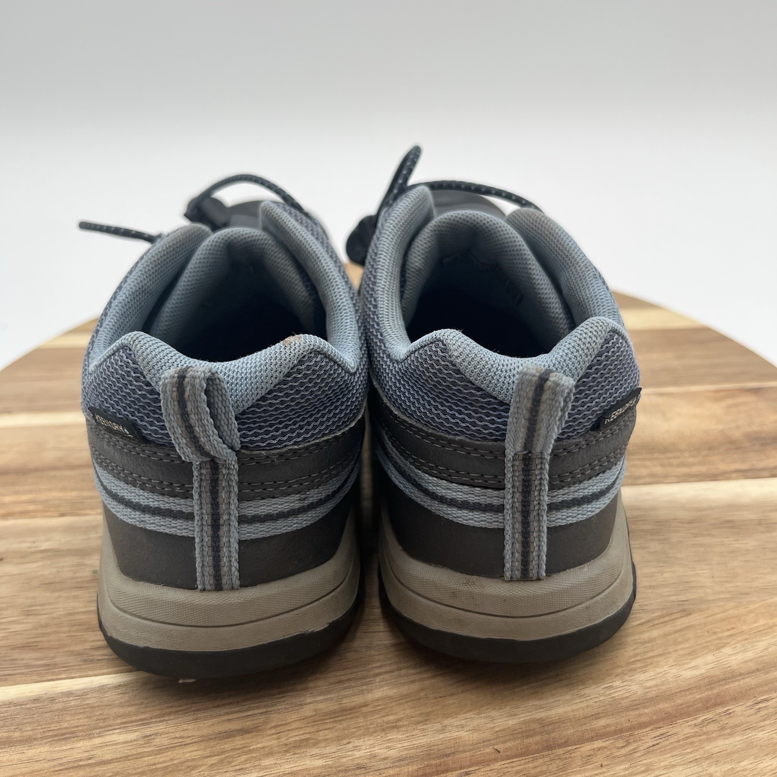 Scarpe da trekking Keen Targhee basse impermeabili giovanili blu grigio pelle 1022922 taglia 6