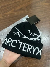 Arc'teryx Bird Word Toque Beanie Black Void - Wool Winter Hat Unisex - NWT