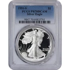 1991-S PCGS PR70 DCAM American Silver Eagle Blue Label 5701