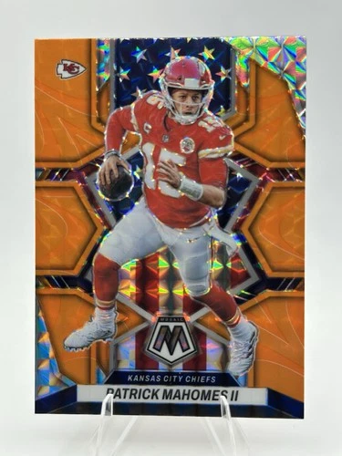 2022 Panini Mosaic National Pride Patrick Mahomes II #256 Mosaic Reactive Orange