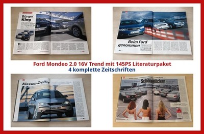 Ford Mondeo 2.0 16V Trend mit 145PS Literaturpaket - 4 komplette Zeitschriften