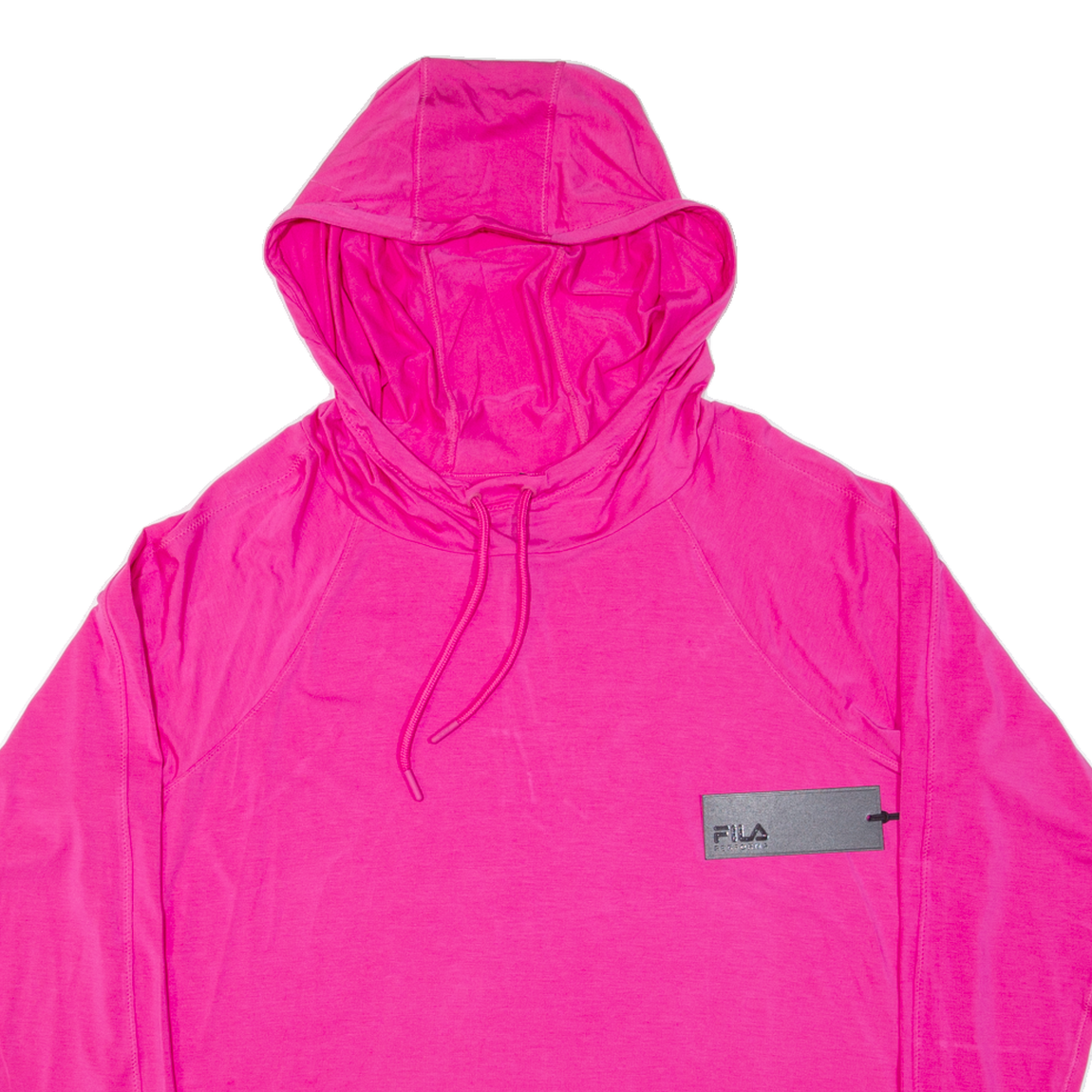 Felpa con cappuccio FILA leggera donna rosa UK 16