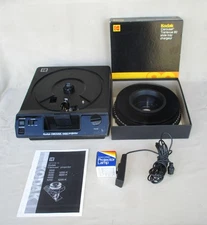 Kodak Model 4400 Slide Projector Serviced With Spare Boxed Lamp Manual and Tray