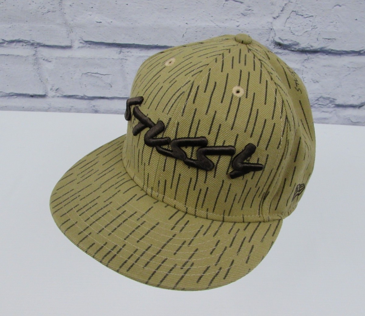 stussy New Era 59FIFTY Fitted 7 3/8 Light Brown/ Bold Dark Brown