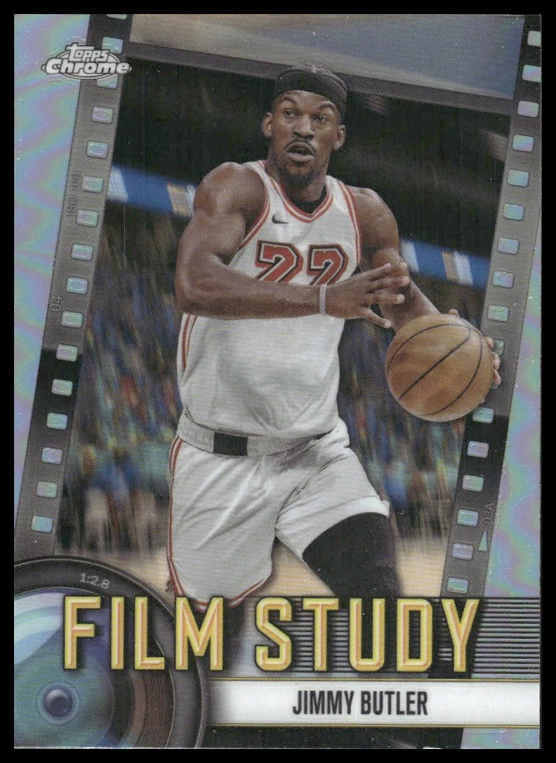 2024-25 Topps Chrome #FS-17 Jimmy Butler Film Study Refractor Miami Heat