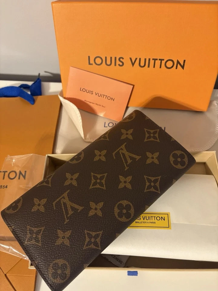 Louis Vuitton Portefeuille Sarah Monogram Long Wallet Brown - Image 2 of 4