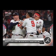 Atlanta Braves - 2021 MLB Topps Now Card 1009 - Print Run: 1,107 Atlanta Braves