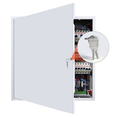 VEVOR Revisionsklappe Trockenbau Revisionstür 64x64cm Weiß Verzinkter Stahl