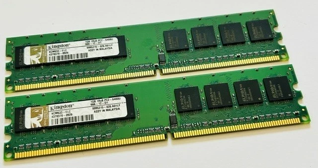 Kit RAM 2 Go (2x1Go) DDR2-800 ECC Pour HP-Compaq Xw4300 – Garantie à Vie, Neuf