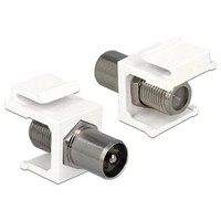 Delock Keystone Modul Iec Stecker > F Buchse