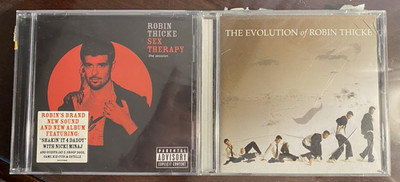 Robin Thicke 2 cd lot (Evolution Of Robin Thicke / Sex Therapy The Session)