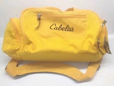 Vintage Yellow Cabelas Catch All Gear bag