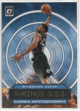 2019-20 Donruss Optic Giannis Antetokounmpo #8 T-Minus 3, 2, 1, Milwaukee Bucks