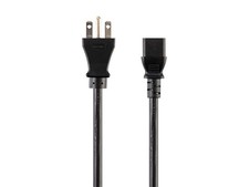 Monoprice Heavy Duty Power Cord 6ft - Black, NEMA 6-15P to IEC 60320 C13, 14AWG
