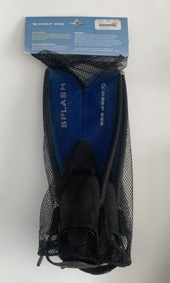 Deep See Jr. Splash Fin, Blue Size S/M 9-13