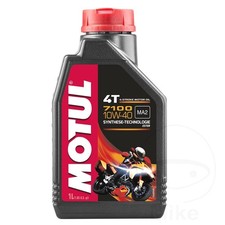 Motul Engine Oil 10W40 4-Stroke 1L For Suzuki GN 125 grobverzahnt 1994-1999