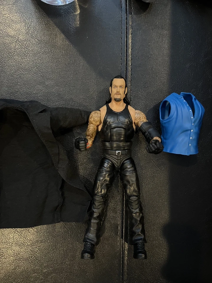 Figura suelta de lucha libre WWE Mattel Elite Series 8 Monday Night Wars Undertaker Foto 2 de 4