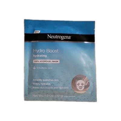 NEUTROGENA HYDRO BOOST HYDRATING 100% HYDROGEL MASK 1.0 oz. Qty 1 Mask NEW