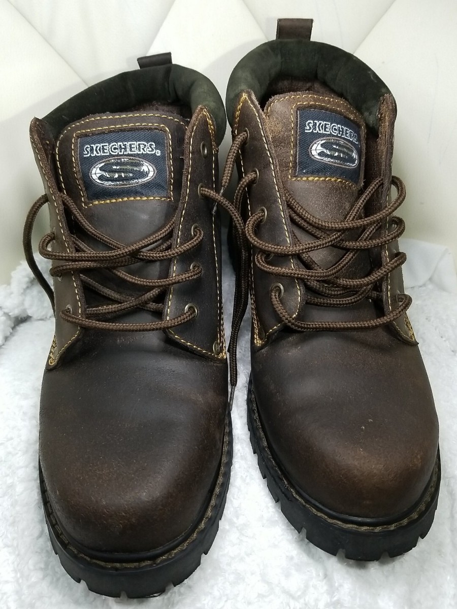 靴 SKECHERS Skechers Men's Outdoor/Rugged/Leather/Lace Up Boots/SN7122