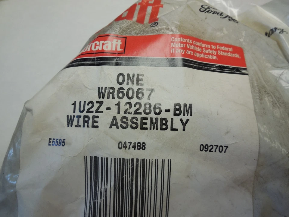 Nuevo OEM 2004-2008 FORD RANGER 3,0 L BUJÍA CABLE 1U2Z Foto 2 de 2