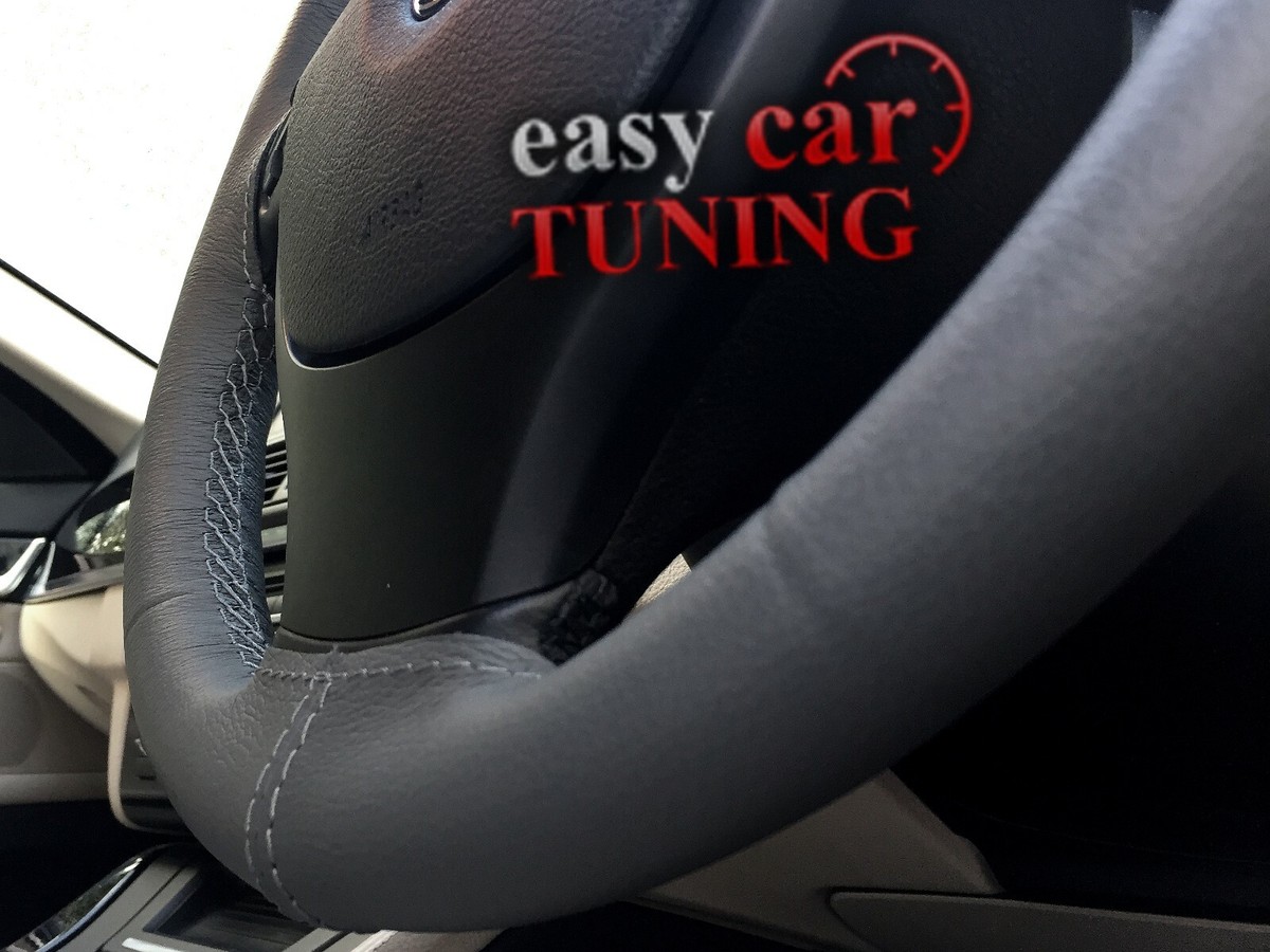 Black Leather Steering Wheel With Airbag for a Mitsubishi L200