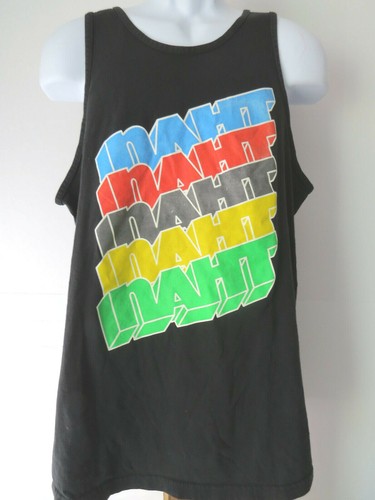 BLACK NAHT TANK TOP indie music pizza of death? japan punk band fat wreck? shirt - 第 1/6 張圖片